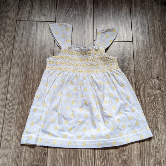 [KIDS 2/$20] NWT Baby Girl (18M) - TOUT COMPTE FAIT Smocked Top - Picture 1 of 5